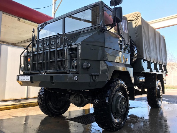 PA0006 alquiler camión militar Pegaso verde andalucia tyreaction front 2